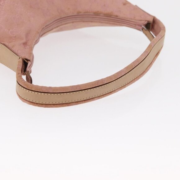 Authentic GUCCI GG Canvas Shoulder Bag Pink Silver 001 3386 - Picture 14 of 16